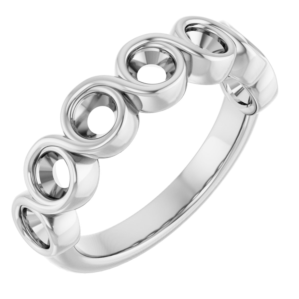 Bezel-Set Anniversary Band