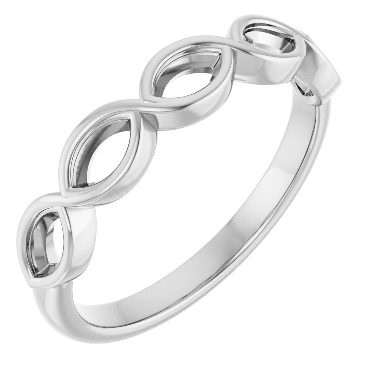 Bezel-Set Anniversary Band