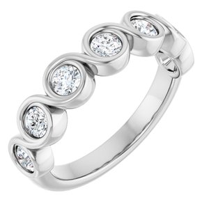 Eternity And Anniversary Bands | Bezel-Set Anniversary Band