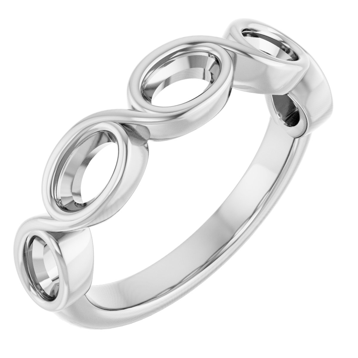 Bezel-Set Anniversary Band