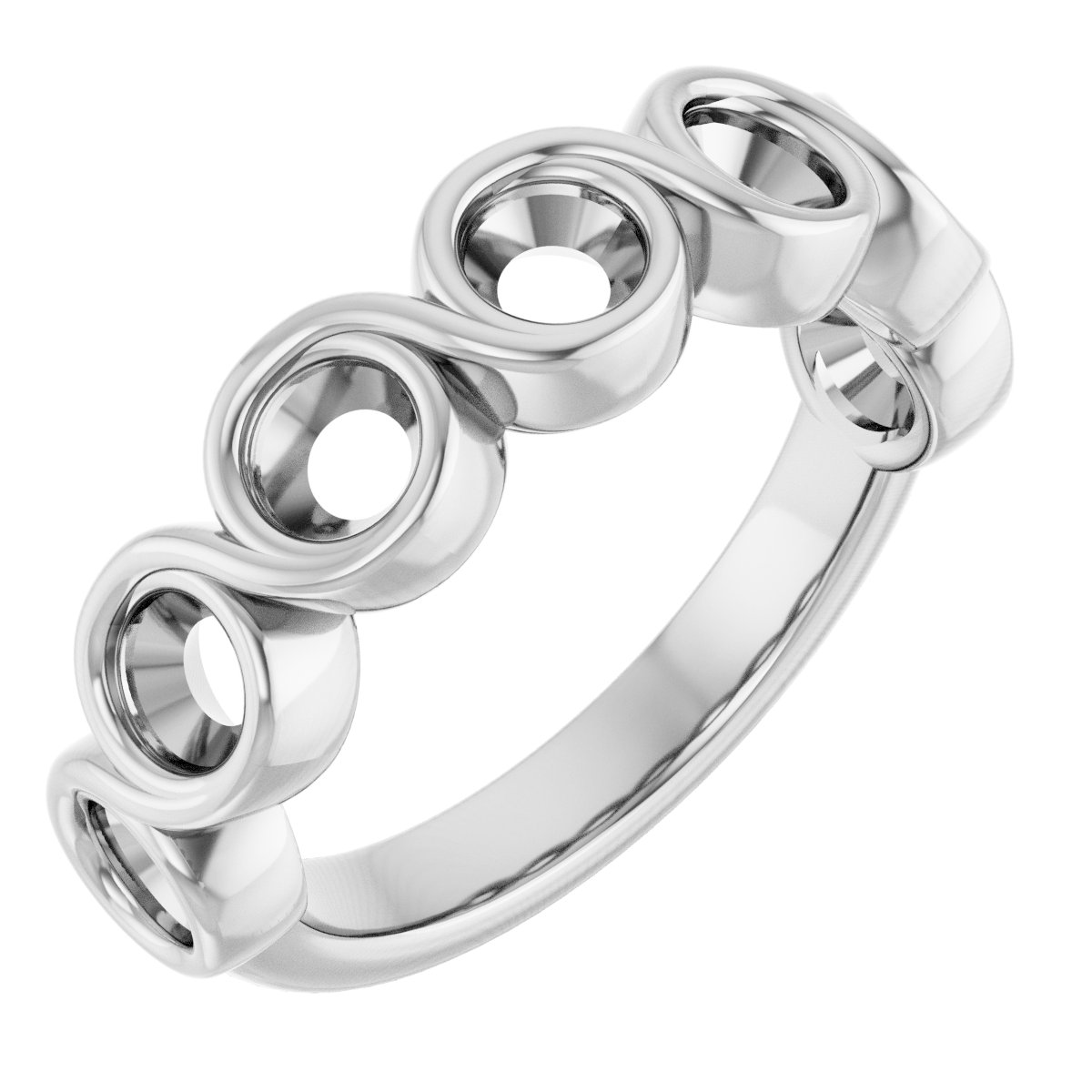 Bezel-Set Anniversary Band