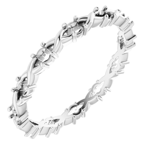 Infinity-Inspired Eternity Band