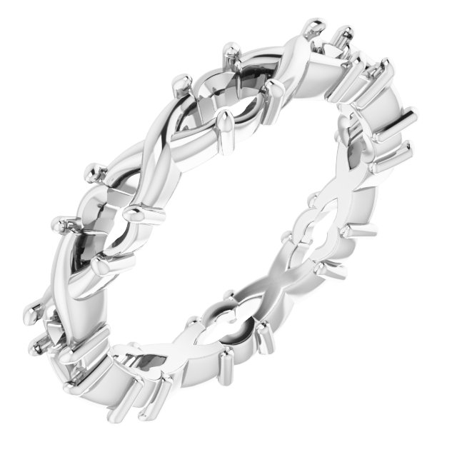 Infinity-Inspired Eternity Band