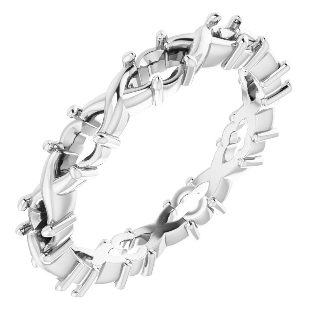 Infinity-Inspired Eternity Band