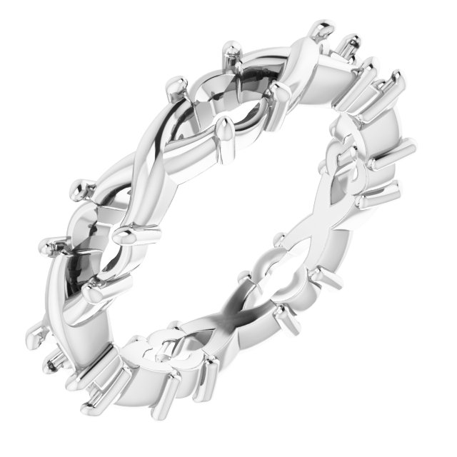 Infinity-Inspired Eternity Band