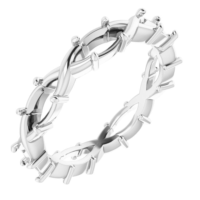 Infinity-Inspired Eternity Band