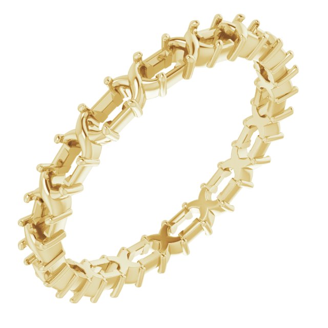 14K Yellow .75 CTW Diamond Eternity Band Ref 14030696