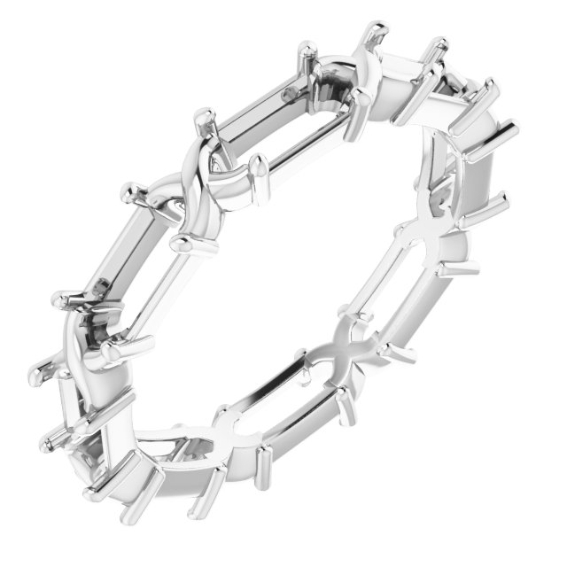 Infinity-Inspired Eternity Band