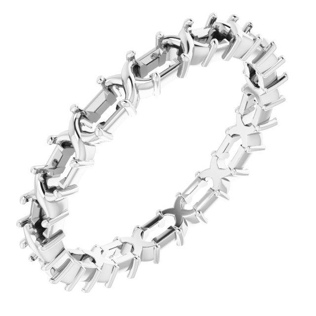 Infinity-Inspired Eternity Band