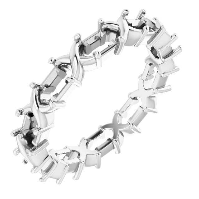 Infinity-Inspired Eternity Band