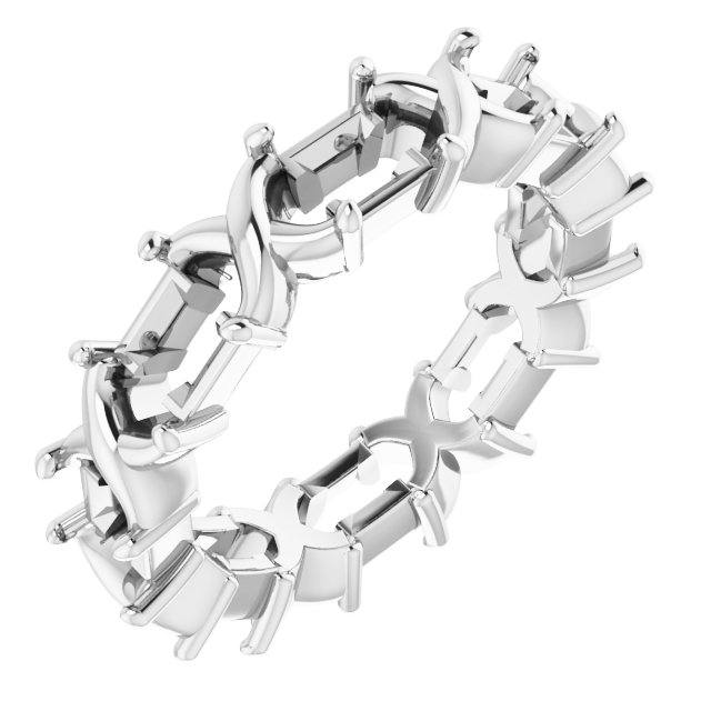 Infinity-Inspired Eternity Band
