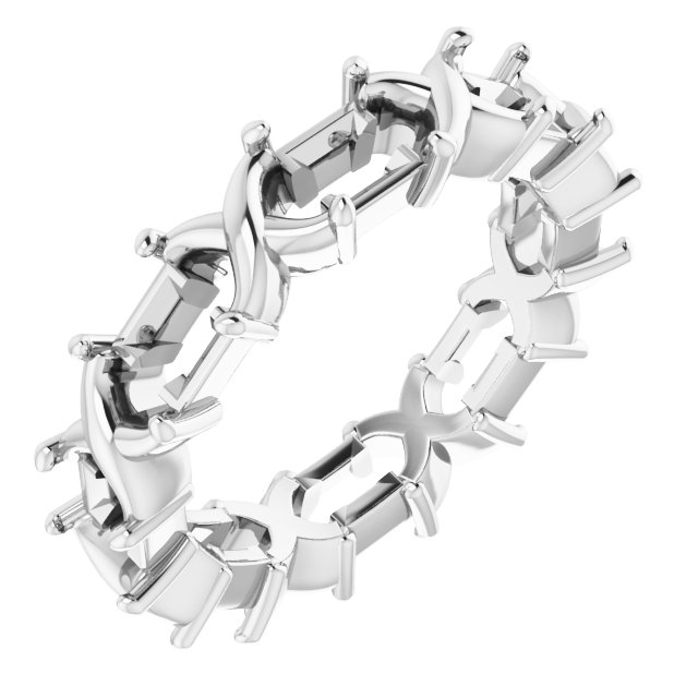 Infinity-Inspired Eternity Band