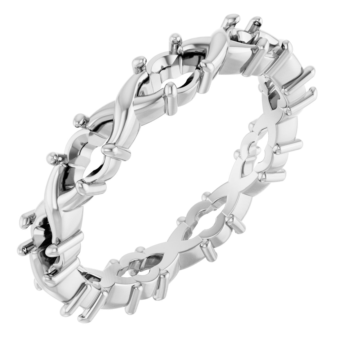 Infinity-Inspired Eternity Band