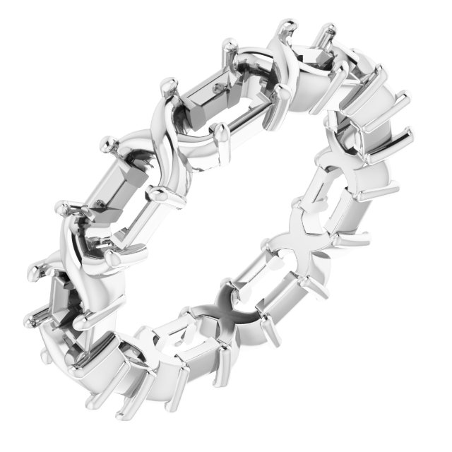 Infinity-Inspired Eternity Band