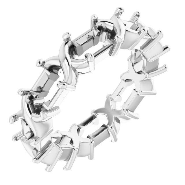 Infinity-Inspired Eternity Band