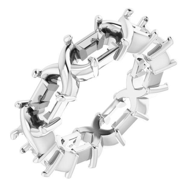 Infinity-Inspired Eternity Band