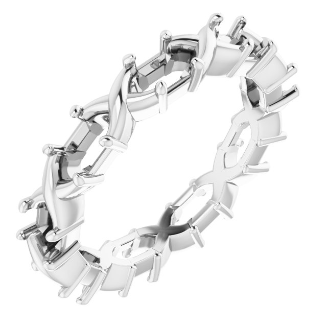 Infinity-Inspired Eternity Band