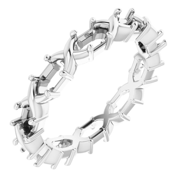 Infinity-Inspired Eternity Band