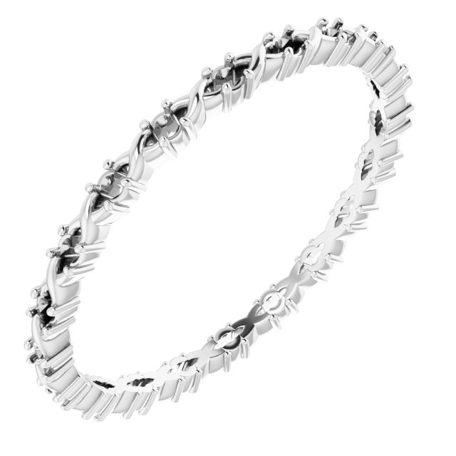 Infinity-Inspired Eternity Band