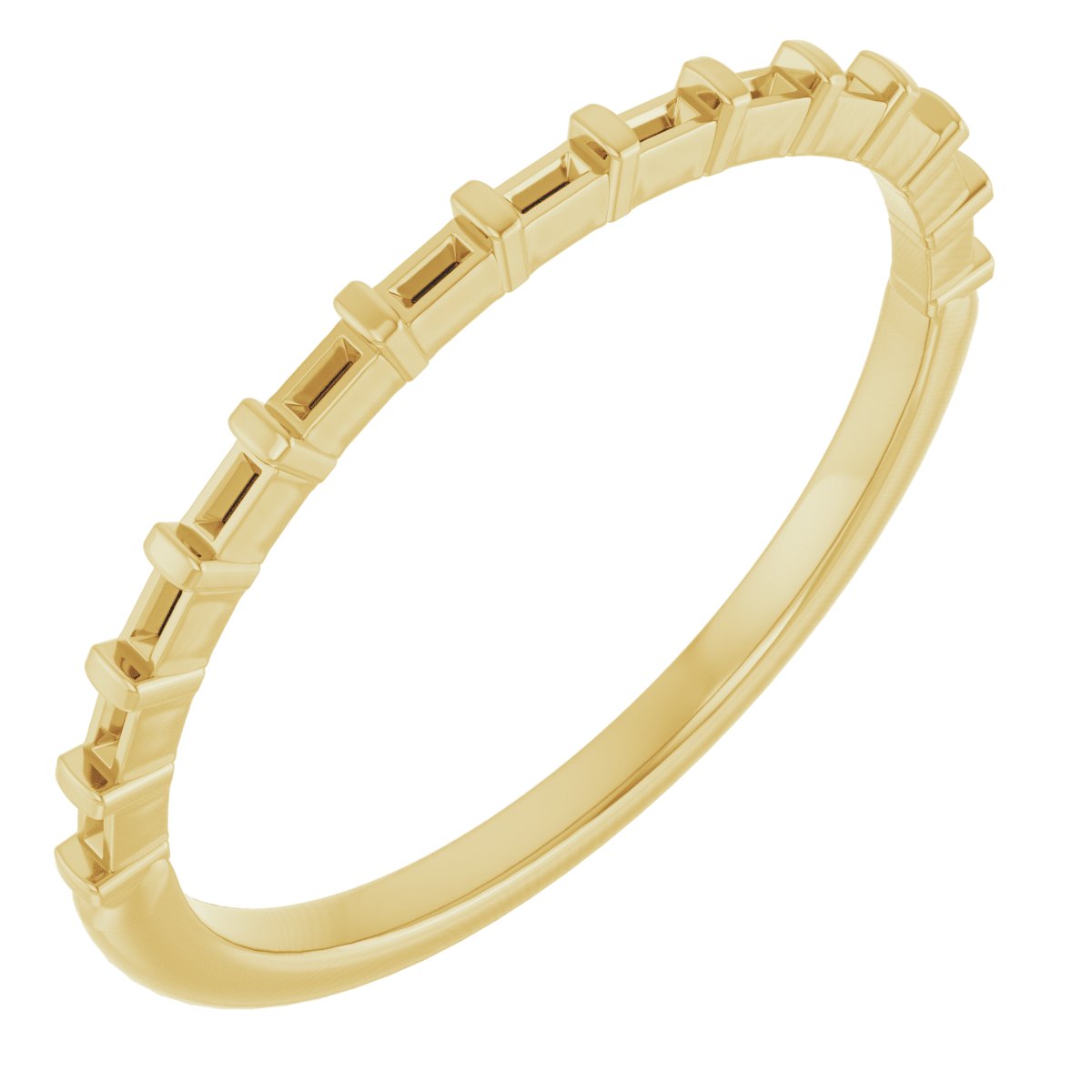 14K Yellow 1/5 CTW Natural Diamond Anniversary Band