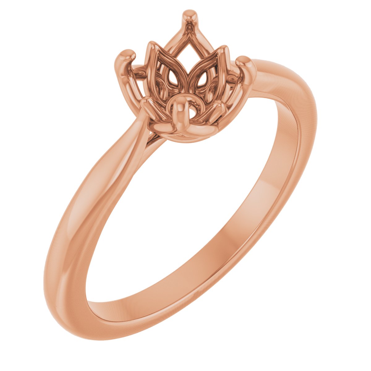 Solitaire Engagement Ring or Band