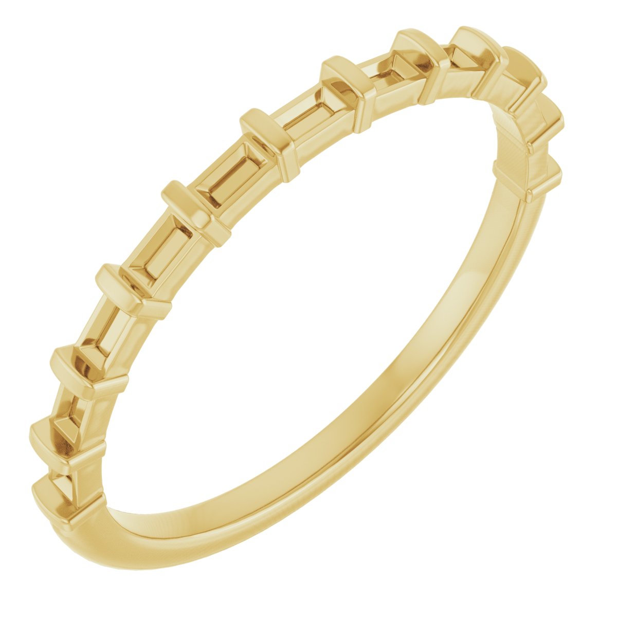 14K Yellow 1/5 CTW Natural Diamond Anniversary Band