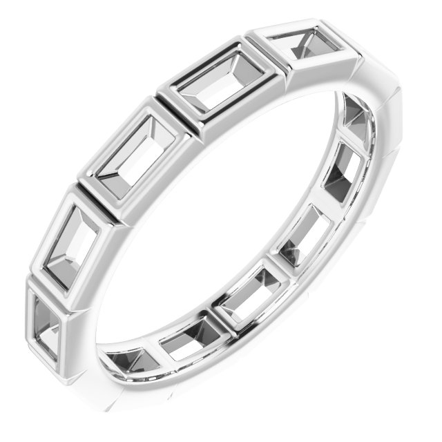 14K White .50 CTW Diamond Eternity Band Ref 14030604