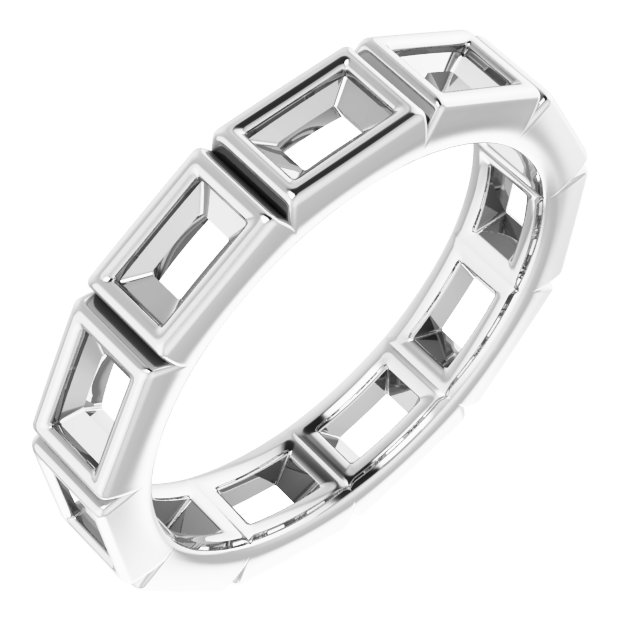 Bezel-Set Eternity Band