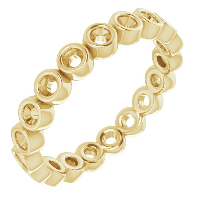 14K Yellow .375 CTW Diamond Eternity Band Ref 14030549