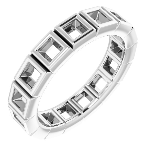 14K White 1.20 CTW Diamond Eternity Band Ref 14030584