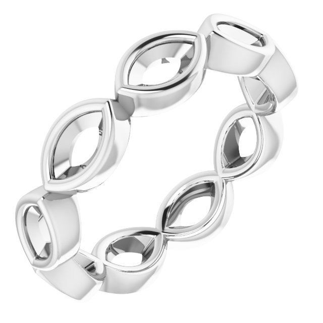 Bezel-Set Eternity Band