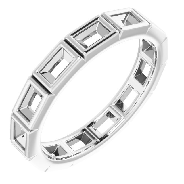 Bezel-Set Eternity Band