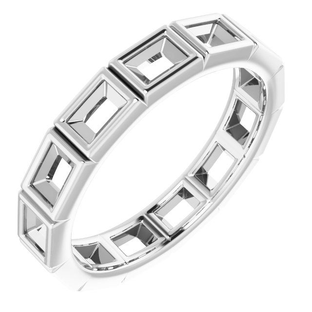 Bezel-Set Eternity Band
