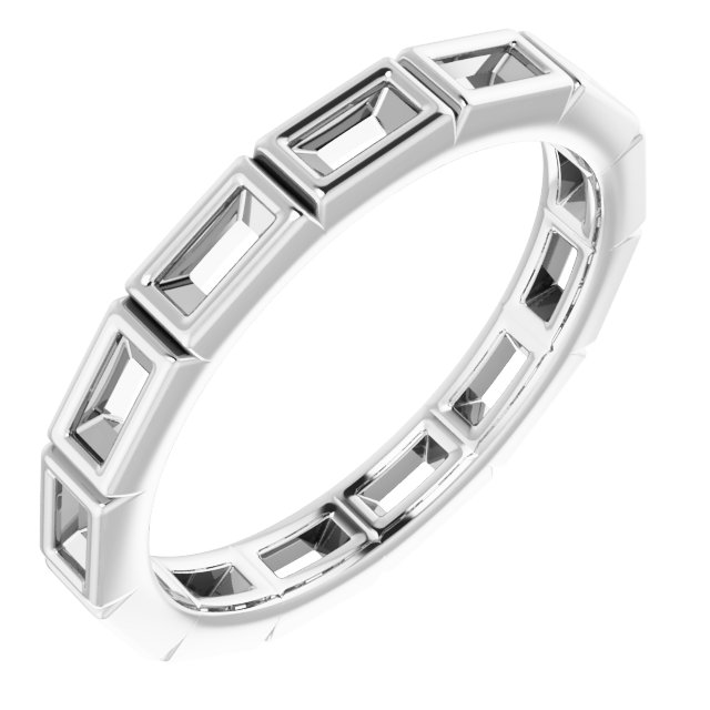 Bezel-Set Eternity Band