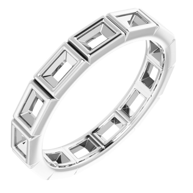 Bezel-Set Eternity Band
