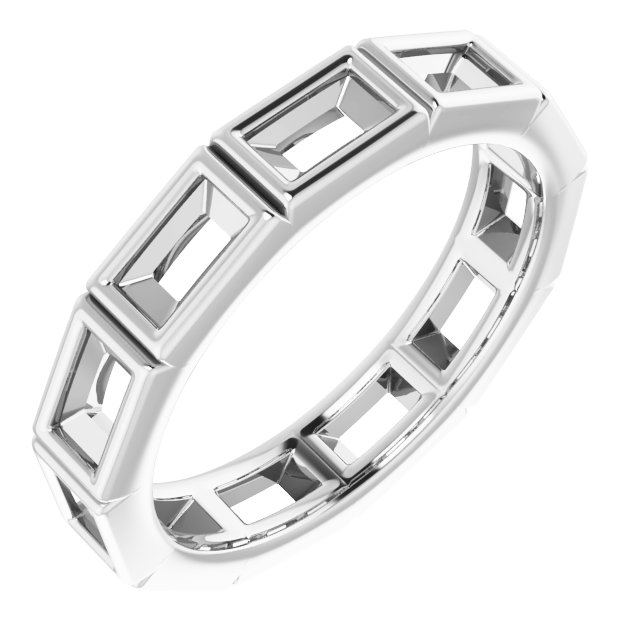 Bezel-Set Eternity Band