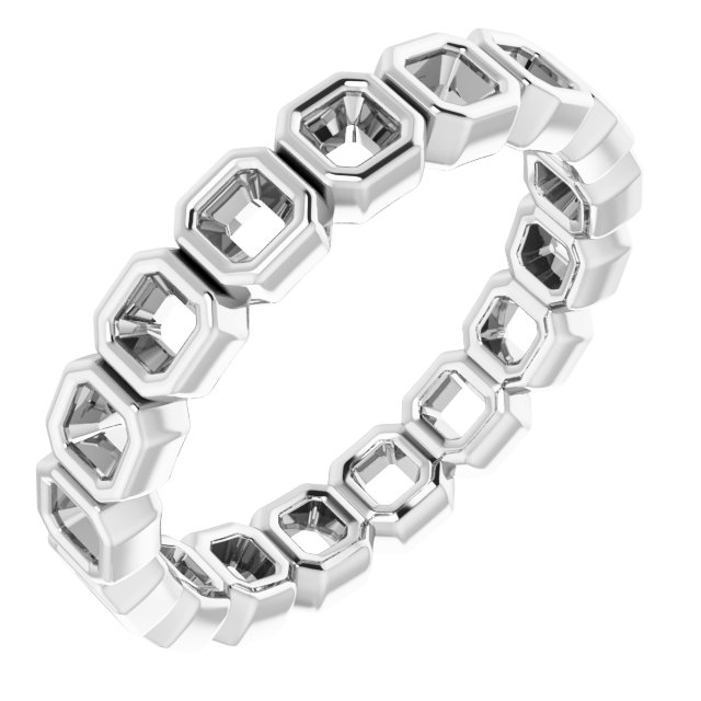 Bezel-Set Eternity Band