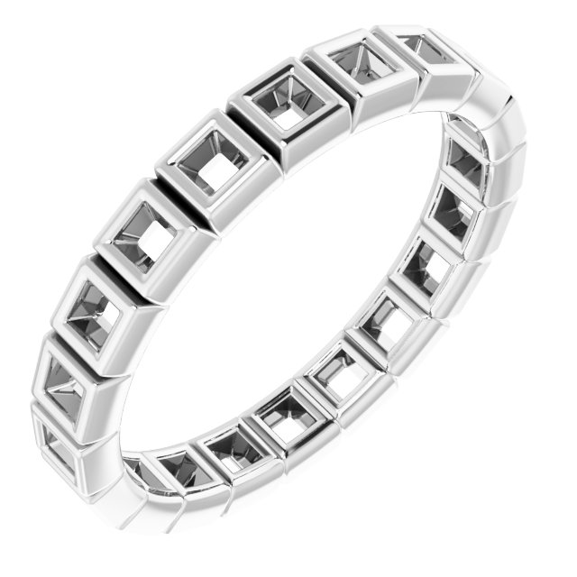 Bezel-Set Eternity Band