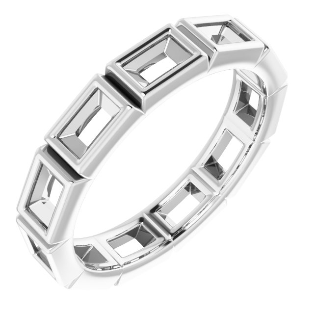 Bezel-Set Eternity Band