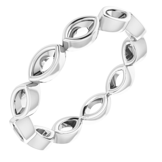 Bezel-Set Eternity Band