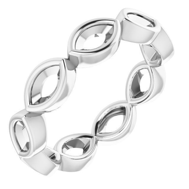 Bezel-Set Eternity Band