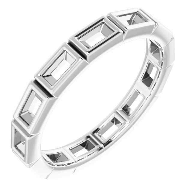 Bezel-Set Eternity Band