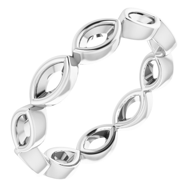 Bezel-Set Eternity Band