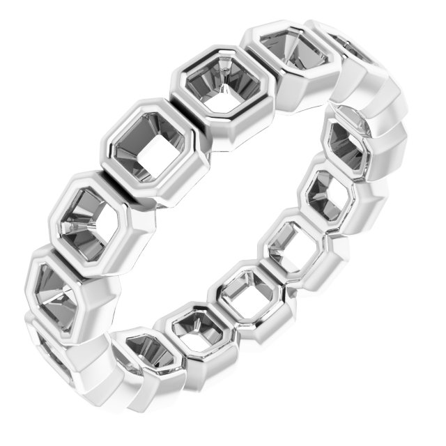 14K White 1.50 CTW Diamond Eternity Band Ref 14533215