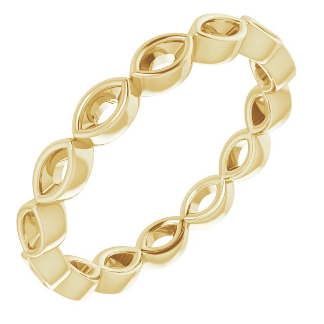 14K Yellow .375 CTW Diamond Eternity Band Ref 14533147