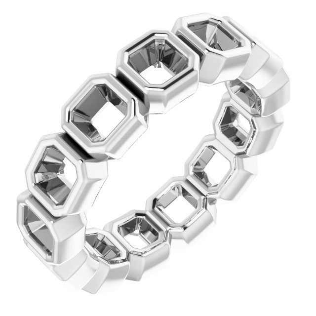 14K White 2 CTW Diamond Eternity Band Ref 14533219