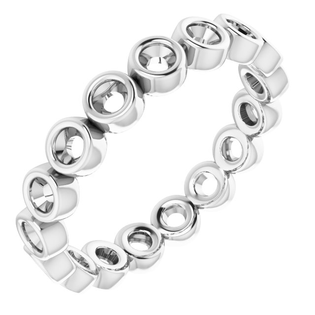 Bezel-Set Eternity Band