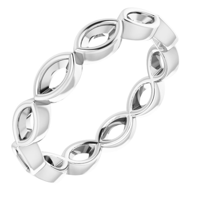 Bezel-Set Eternity Band