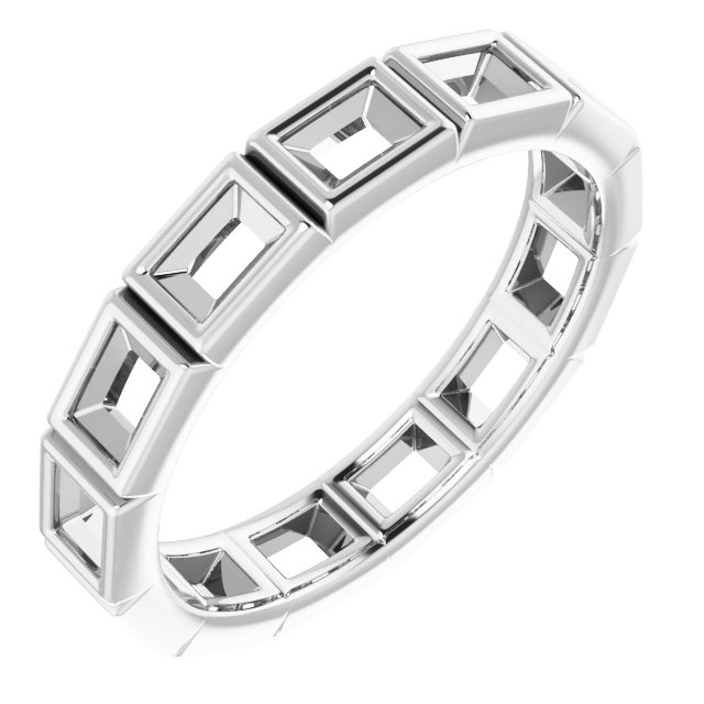 Bezel-Set Eternity Band
