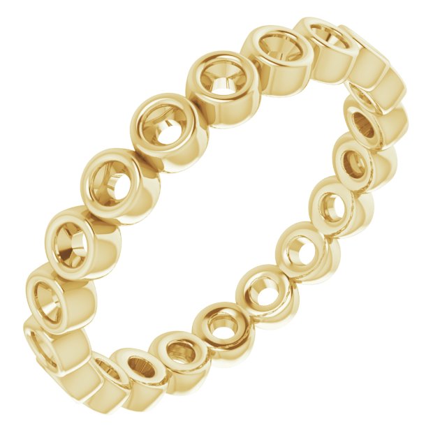 14K Yellow .375 CTW Diamond Eternity Band Ref 14598716